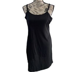 Kardashian Kollection Mini Dress Black Slip   Spaghetti Straps Women’s size XL